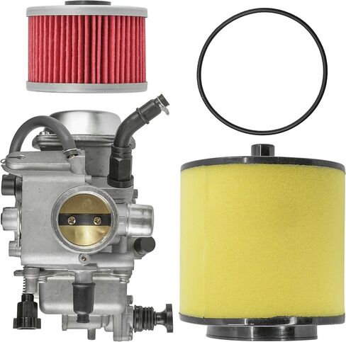 Caltric Carburetor Air and Oil Filter Compatible with Honda Fourtrax Foreman 400 TRX400FW 4x4 1995-2003 in Saudi Arabia