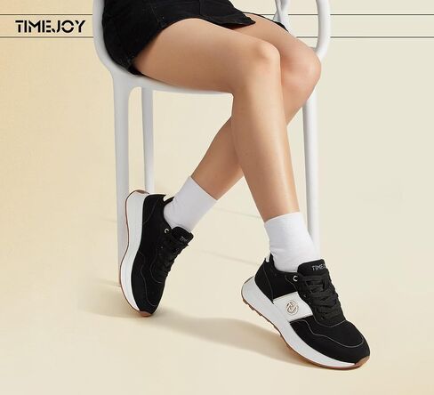 Women's Fashion Sneakers Retro Trendy Lifestyle Low Top Walikng Tennis Shoes Non-Slip Comfortable for Everyday Wear in Saudi Arabia