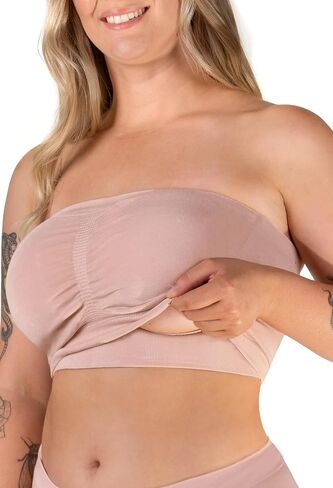 Strapless Maternity Nursing Bra – Wireless Nursing Bandeau for Breastfeeding, Comfortable Bra for Pregnancy in Saudi Arabia