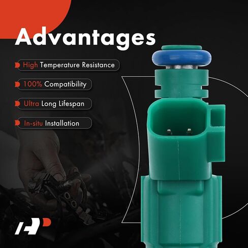 A-Premium Fuel Injectors Compatible with Dodge Grand Caravan & Chrysler Town & Country 2001-2007, Voyager 2001-2003 3.3L, Set of 6, Replace# 812-12141, 0280156007 in Saudi Arabia