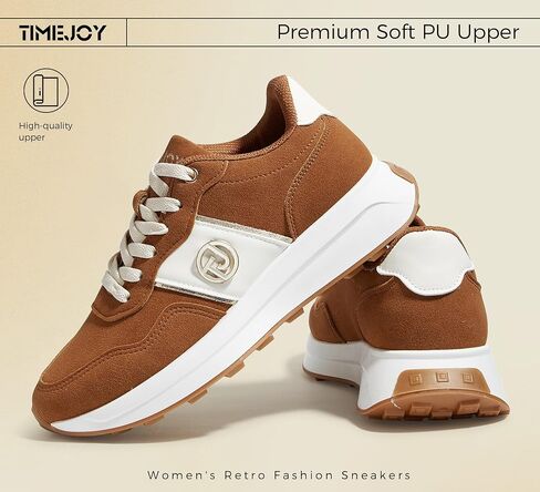Women's Fashion Sneakers Retro Trendy Lifestyle Low Top Walikng Tennis Shoes Non-Slip Comfortable for Everyday Wear in Saudi Arabia