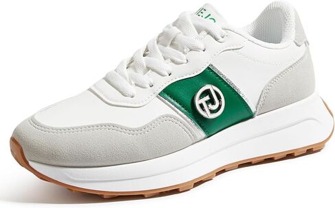 Women's Fashion Sneakers Retro Trendy Lifestyle Low Top Walikng Tennis Shoes Non-Slip Comfortable for Everyday Wear in Saudi Arabia