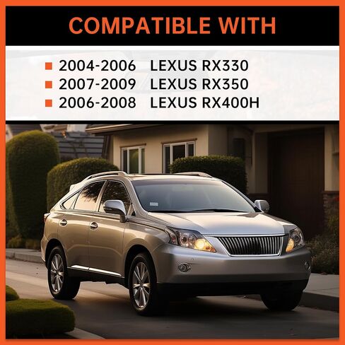 غطاء لوحة القيادة ECOTRIC متوافق مع 2004-2006 لكزس RX330 2007-2009 لكزس RX350 2006-2008 لكزس RX400h غطاء لوحة القيادة باللون الأسود in Saudi Arabia