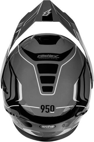 Castle X CX950 V2 Wake Modular Electric Snow Helmet (Gloss White/Charcoal - Large) in Kuwait