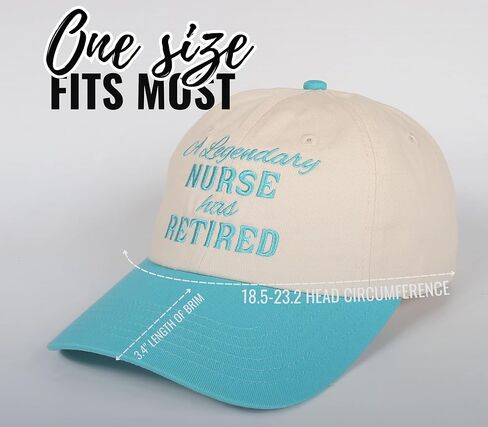 InnoBeta Retirement Gifts for Nurses, Gifts on Nurse Week, Birthday and Chirstmas, Adjustable Embroidered Trucker Hat - Nurse Blu in Saudi Arabia