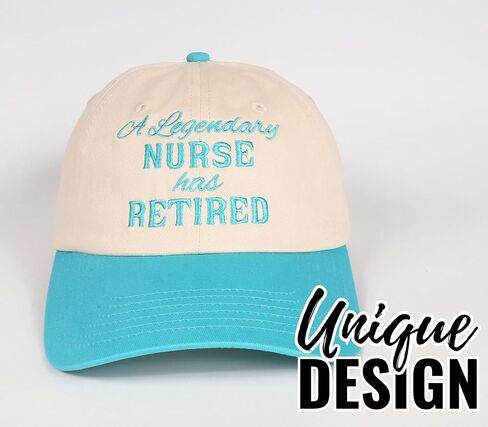 InnoBeta Retirement Gifts for Nurses, Gifts on Nurse Week, Birthday and Chirstmas, Adjustable Embroidered Trucker Hat - Nurse Blu in Saudi Arabia