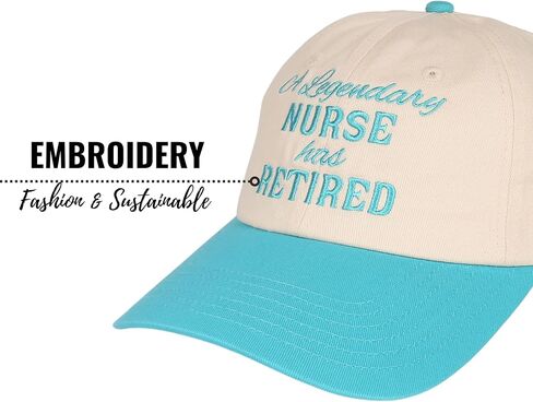 InnoBeta Retirement Gifts for Nurses, Gifts on Nurse Week, Birthday and Chirstmas, Adjustable Embroidered Trucker Hat - Nurse Blu in Saudi Arabia