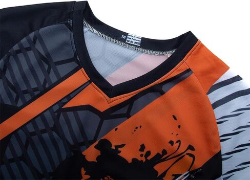 Men's Mountain Bike Jersey Long Sleeve Off-Road Racing Downhill Motocross Shirts Quick Dry&Moisture-Wicking Tops in Saudi Arabia