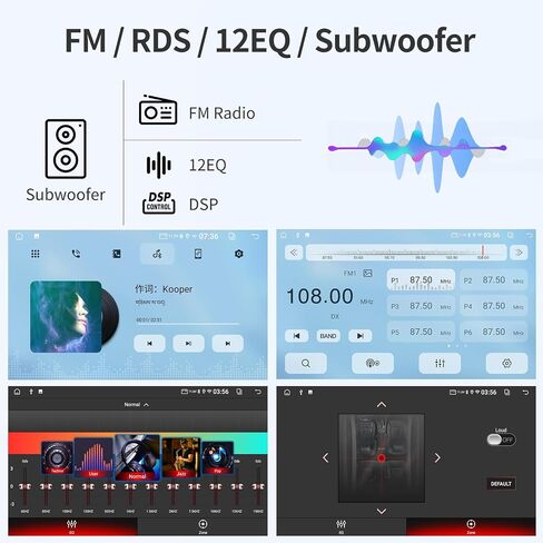 Car Radio Stereo for Toyota Tundra 2007-2013 Sequoia 2008-2018 Radio Replacement with Apple Carplay Android Auto 10.1 inch IPS Touch Screen with Bluetooth WiFi DSP GPS Navigation FM/RDS Backup Camera in Saudi Arabia