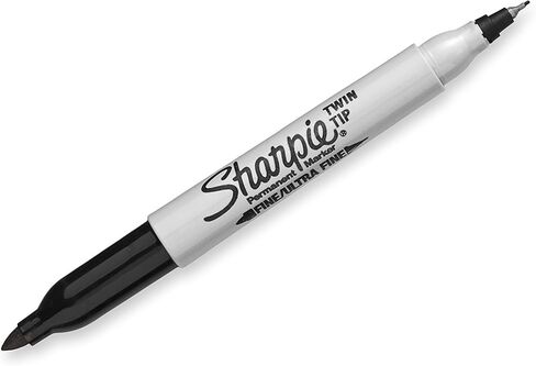 Sharpie 32175PP Twin Tip Permanent Marker,Fine/Ultra Fine Point,4/PK,Ast in Saudi Arabia