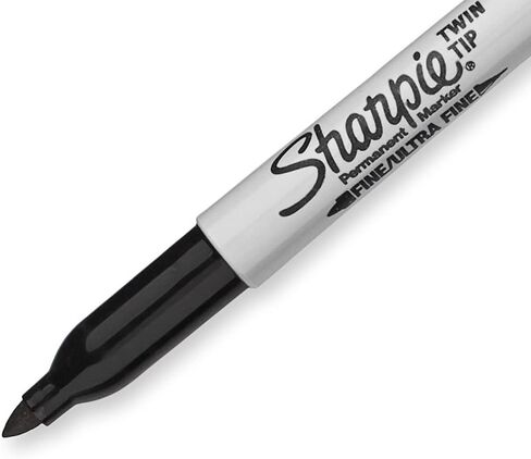 Sharpie 32175PP Twin Tip Permanent Marker,Fine/Ultra Fine Point,4/PK,Ast in Saudi Arabia