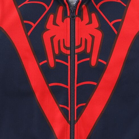 Marvel Iron Man Spider-Man Miles Morales Boys Zip Up Hoodie for Toddler and Big Kids in Saudi Arabia
