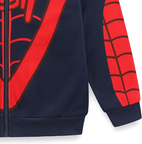 Marvel Iron Man Spider-Man Miles Morales Boys Zip Up Hoodie for Toddler and Big Kids in Saudi Arabia