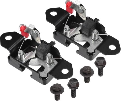 X AUTOHAUX استبدال مشغل قفل الباب الخلفي لنيسان فرونتير 2005-2021 مجموعة مزلاج الباب الخلفي رقم 90503ZP50A/90502ZP50A أسود، زوج واحد in Saudi Arabia