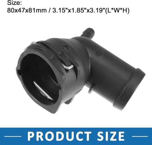 Upper Radiator Coolant Hose Connector 3C0122291D for Volkswagen Jetta 2005-2017 in Saudi Arabia