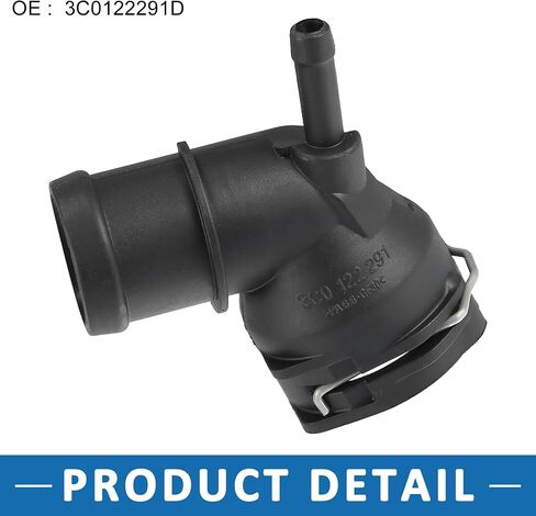 Upper Radiator Coolant Hose Connector 3C0122291D for Volkswagen Jetta 2005-2017 in Saudi Arabia