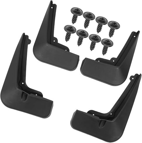 Motoforti Mud Flaps for Chevrolet Equinox 2018 2019 2020 2021 2022 Splash Guard Fender Front and Rear Mudguards Shield Full Protection Mudflaps Black 4Pcs Long-Lasting in Saudi Arabia