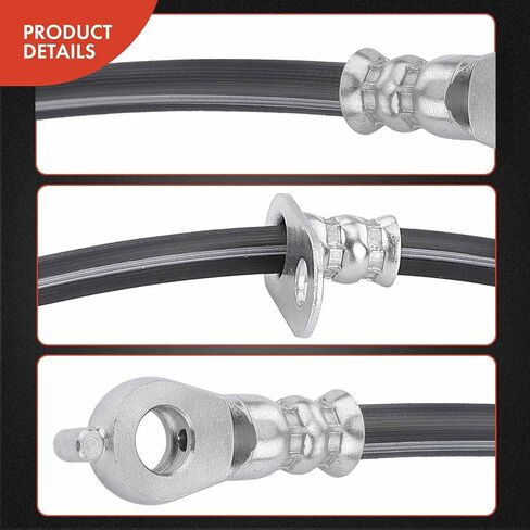 A-Premium Front Passenger Brake Hydraulic Hose Compatible with Toyota and Lexus Models - Camry 2007-2011, ES350 2007-2013 - Replace# 9094702F59 in Saudi Arabia