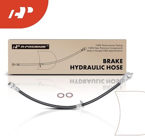 A-Premium Front Passenger Brake Hydraulic Hose Compatible with Toyota and Lexus Models - Camry 2007-2011, ES350 2007-2013 - Replace# 9094702F59 in Saudi Arabia