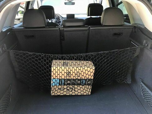 Trunk Organizer Cargo Net for Audi Q3 RS Q3 2019–2025 – Envelope Style Cargo Net for S– Premium Mesh Car Trunk Organizer Vehicle Carrier Storage – Compatible with RS Q3 in Saudi Arabia