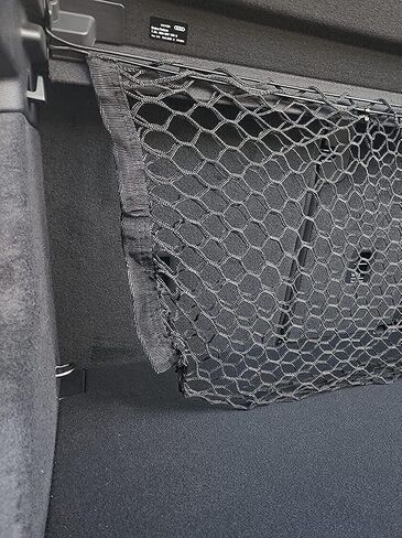Trunk Organizer Cargo Net for Audi Q3 RS Q3 2019–2025 – Envelope Style Cargo Net for S– Premium Mesh Car Trunk Organizer Vehicle Carrier Storage – Compatible with RS Q3 in Saudi Arabia