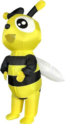 Inflatable Bumble Bee Costume, Inflatable Costume for Adult,Funny Fancy Dress Party Halloween Cosplay Blow Up Costumes Adult in Saudi Arabia