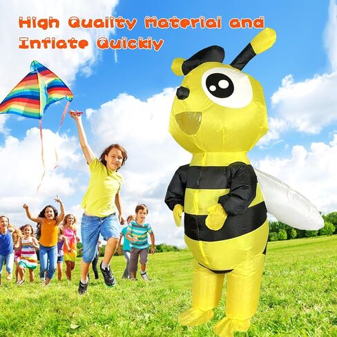 Inflatable Bumble Bee Costume, Inflatable Costume for Adult,Funny Fancy Dress Party Halloween Cosplay Blow Up Costumes Adult in Saudi Arabia