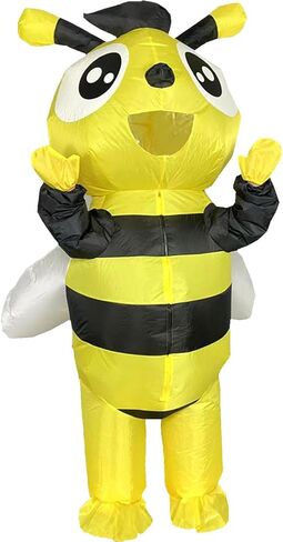 Inflatable Bumble Bee Costume, Inflatable Costume for Adult,Funny Fancy Dress Party Halloween Cosplay Blow Up Costumes Adult in Saudi Arabia