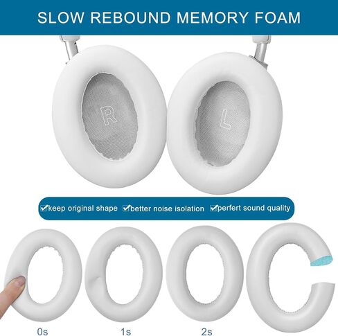 GEVO Replacement Earpads for Bose QC Ultra,Ear Pads Cushions Replacement for Bose QuietComfort Ultra Headphones,Ear Cushions with Protein Leather and Memory Foam,Black in Saudi Arabia