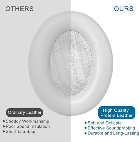 GEVO Replacement Earpads for Bose QC Ultra,Ear Pads Cushions Replacement for Bose QuietComfort Ultra Headphones,Ear Cushions with Protein Leather and Memory Foam,Black in Saudi Arabia