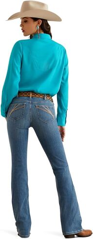 ARIAT Women's Arrow Fit Perfect Rise Lili Boot Cut Jeans in Saudi Arabia