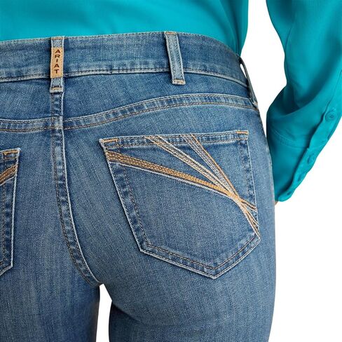 ARIAT Women's Arrow Fit Perfect Rise Lili Boot Cut Jeans in Saudi Arabia