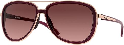 Oakley OO4129 Sunglasses Bundle: OO 4129 SPLIT TIME 412902 Crystal Raspberry and Medium Black leash Accessory kit in Saudi Arabia