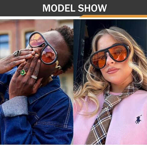 Oversized Polarized Pilot Sunglasses Men Women Oval Metal Designer Style Shades Eyeglasses in Saudi Arabia