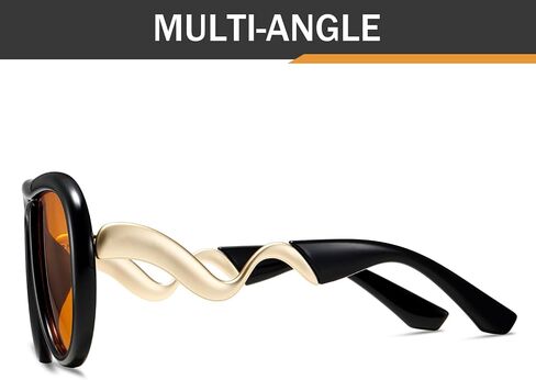 Oversized Polarized Pilot Sunglasses Men Women Oval Metal Designer Style Shades Eyeglasses in Saudi Arabia