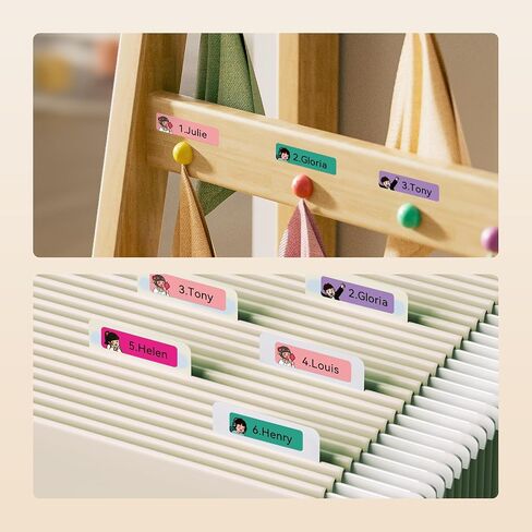 NIIMBOT Labels for D11/D110/D101 Label Maker, Waterproof, Oil-Proof Sticker Labels for JADENS D110&D11 Label Maker, Refill Label Paper 0.55'' x 1.57''(14x40mm), 1 Roll of 160 (CuteProne) in Kuwait