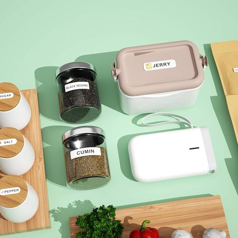 NIIMBOT Labels for D11/D110/D101 Label Maker, Waterproof, Oil-Proof Sticker Labels for JADENS D110&D11 Label Maker, Refill Label Paper 0.55'' x 1.57''(14x40mm), 1 Roll of 160 (CuteProne) in Kuwait