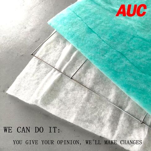 AUC Paint Booth Tacky Intake Filter Pad Series 55، 20 بوصة × 20 بوصة (20 / علبة) مرشح سحب حجيرة الرش مع إطار دعم الأسلاك الداخلية in Kuwait