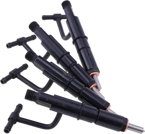 FridayParts 4 Pcs Fuel Injector 6646906 Compatible for Isuzu Engine 4JB1 Bobcat Loader 843 853 1213 Replacement in Saudi Arabia