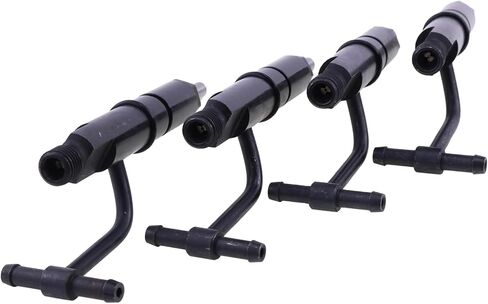 FridayParts 4 Pcs Fuel Injector 6646906 Compatible for Isuzu Engine 4JB1 Bobcat Loader 843 853 1213 Replacement in Saudi Arabia
