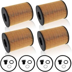 26350-2S000 Oil Filters with Seals Fits H yundai S anta Cruz 2.5L 2022, S anta Fe 2021-2022, Tuc son 2.5L 2022, Kia S orento 2.5L Engine 2021-2022 Replaces 263502S000 PG99527EX, 4 Pack in Saudi Arabia