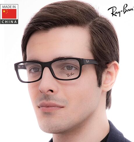 Ray-Ban RB5268 Square Shape Acetate Eyeglasses with Official Eyewear Kit in Saudi Arabia