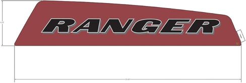 Polaris Ranger Box Decal, Ranger, Red, Right, Genuine OEM Part 7192025, Qty 1 in Saudi Arabia