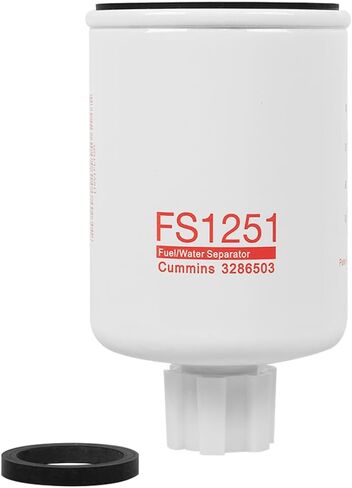 FS1251 فاصل المياه عن الوقود يناسب محرك كوبوتا D1803 V2403 V2607 V3307 V3800 BF1226 33472 للحالة انزلاقية التوجيه 1840 1845C استبدال Fleetguard Cummins 1J430-43060 BF1226 33472 71104220 in Kuwait