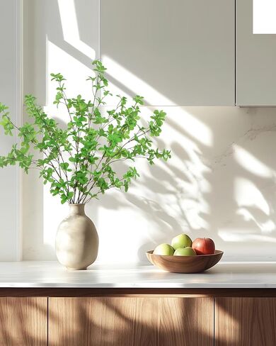 DuHouse 4Pcs Fall Greenery Stems 32" Artificial Fall Leaves Stems Branches for Vase Filler Home Decor Table Centerpieces Garden Decoration in Saudi Arabia