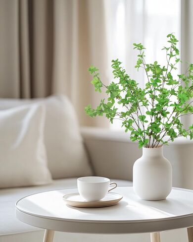 DuHouse 4Pcs Fall Greenery Stems 32" Artificial Fall Leaves Stems Branches for Vase Filler Home Decor Table Centerpieces Garden Decoration in Saudi Arabia