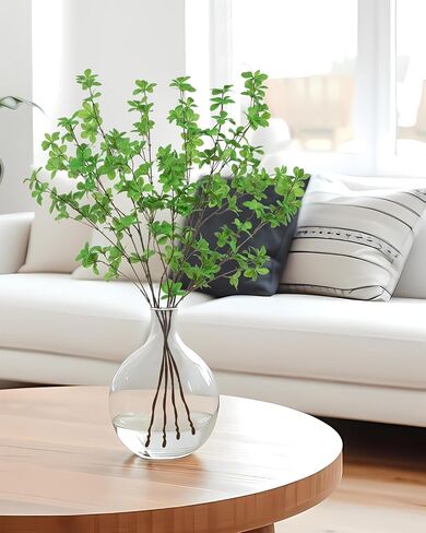 DuHouse 4Pcs Fall Greenery Stems 32" Artificial Fall Leaves Stems Branches for Vase Filler Home Decor Table Centerpieces Garden Decoration in Saudi Arabia