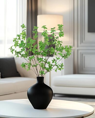 DuHouse 4Pcs Fall Greenery Stems 32" Artificial Fall Leaves Stems Branches for Vase Filler Home Decor Table Centerpieces Garden Decoration in Saudi Arabia