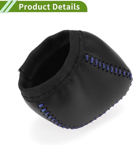 Gear Shift Knob Cover for Lexus NX250 2022-2023 Anti-Slip Black Blue Stick Shifting Handle Protector Faux Leather 1 Pc in Saudi Arabia