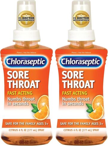 Chloraseptic Sore Throat Spray | Warming Honey Lemon | 6 FL OZ | 1 Bottle in Kuwait